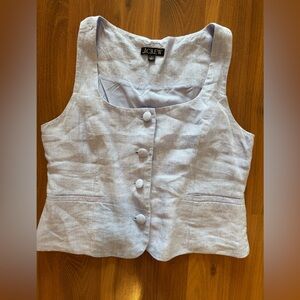 JCrew Linen Vest Sz. 6
